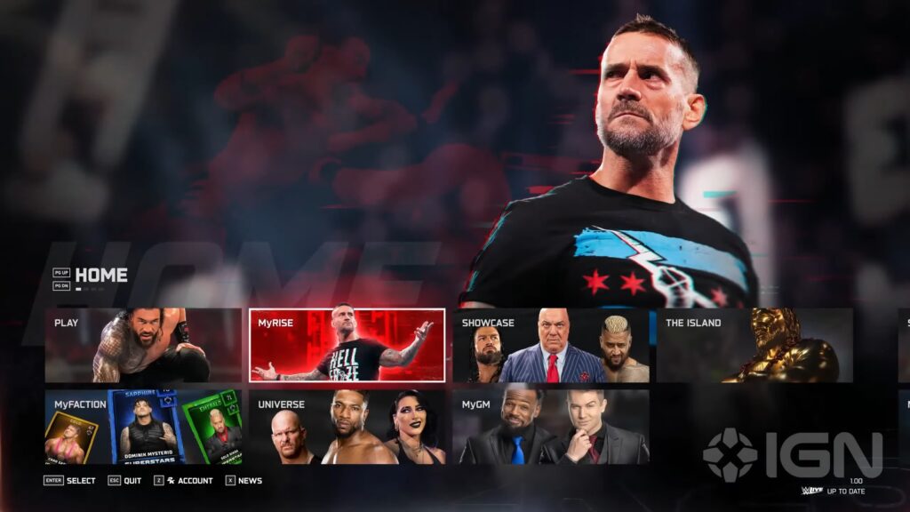 WWE 2K25 MyRISE: tráliler oficial y principales novedades