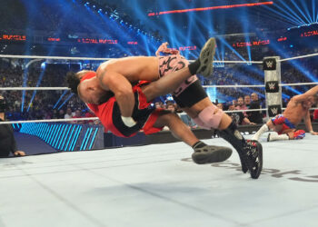 IShowSpeed, tras recibir la 'Spear' de Bron Breakker: "Realmente pensé que estaba a punto de morir"