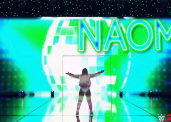 Primer vistazo a la entrada de Naomi en WWE 2K25