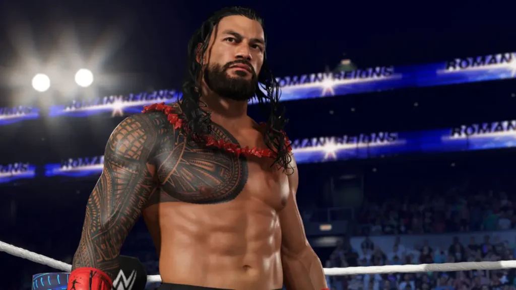 Primer vistazo a la entrada de Roman Reigns en WWE 2K25