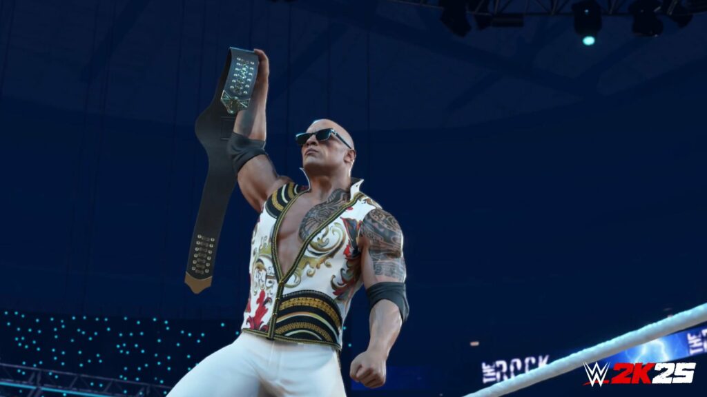 Primer vistazo a la entrada de The Rock en WWE 2K25