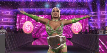 Primer vistazo a la entrada de Tiffany Stratton en WWE 2K25