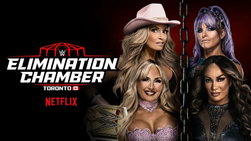 Trish Stratus y Tiffany Stratton se enfrentarán a Nia Jax y Candice LeRae en WWE Elimination Chamber 2025