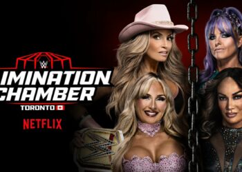 Trish Stratus y Tiffany Stratton se enfrentarán a Nia Jax y Candice LeRae en WWE Elimination Chamber 2025