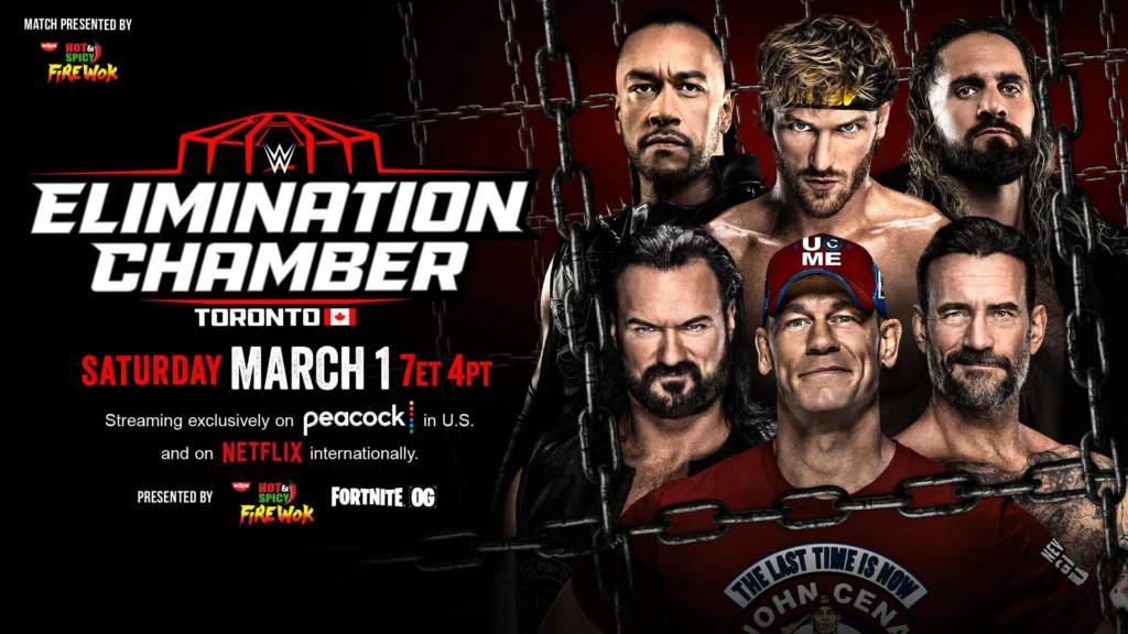 Apuestas WWE Elimination Chamber 2025: cámara masculina