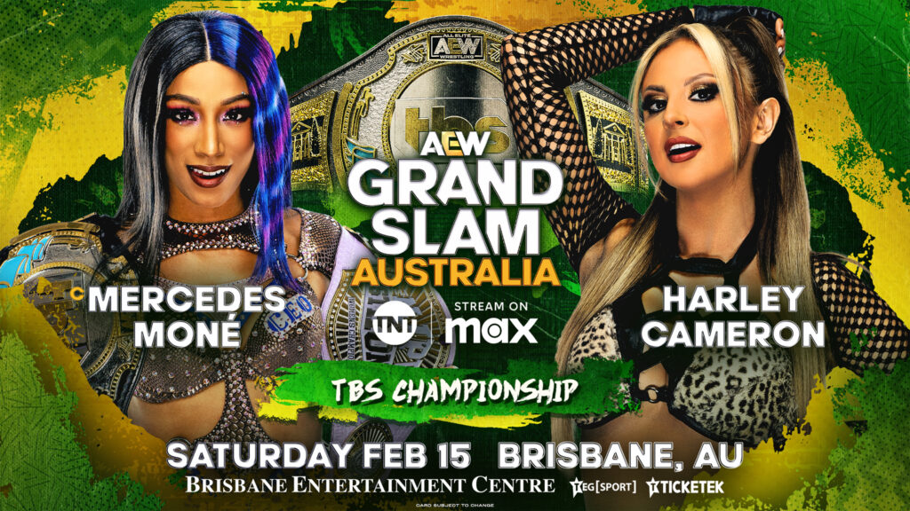 Cartelera AEW Grand Slam Australia 2025 actualizada