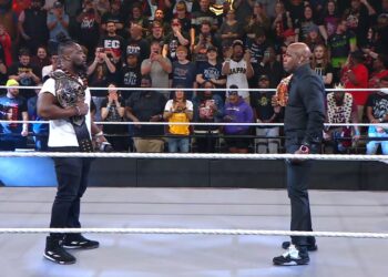 Moose, de TNA, aparece en WWE NXT para confrontar a Oba Femi