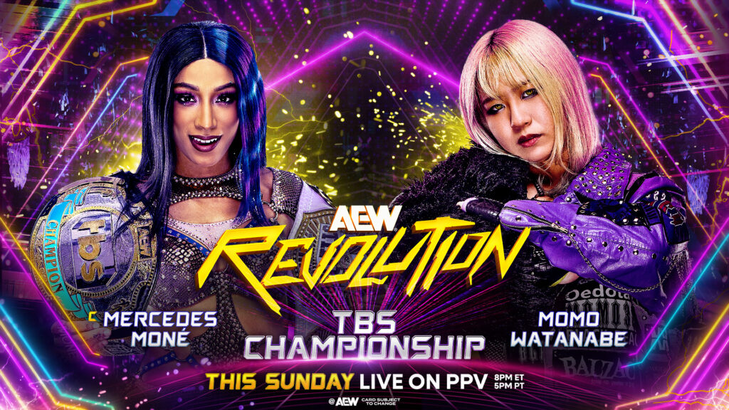 AEW Revolution Mercedes Moné vs Watanabe