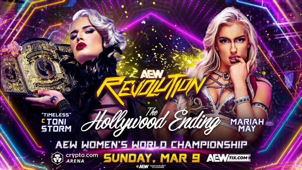 Apuestas AEW Revolution 2025: Toni Storm vs. Mariah May