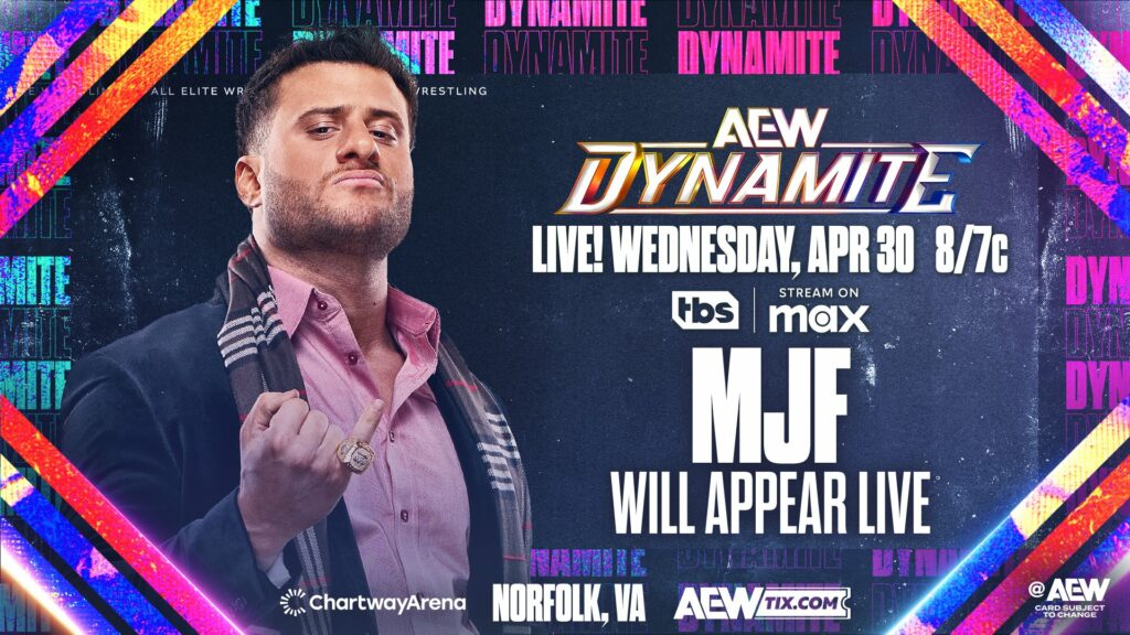 Previa AEW Dynamite 30 de abril de 2025 Previa AEW Dynamite 30 de abril de 2025