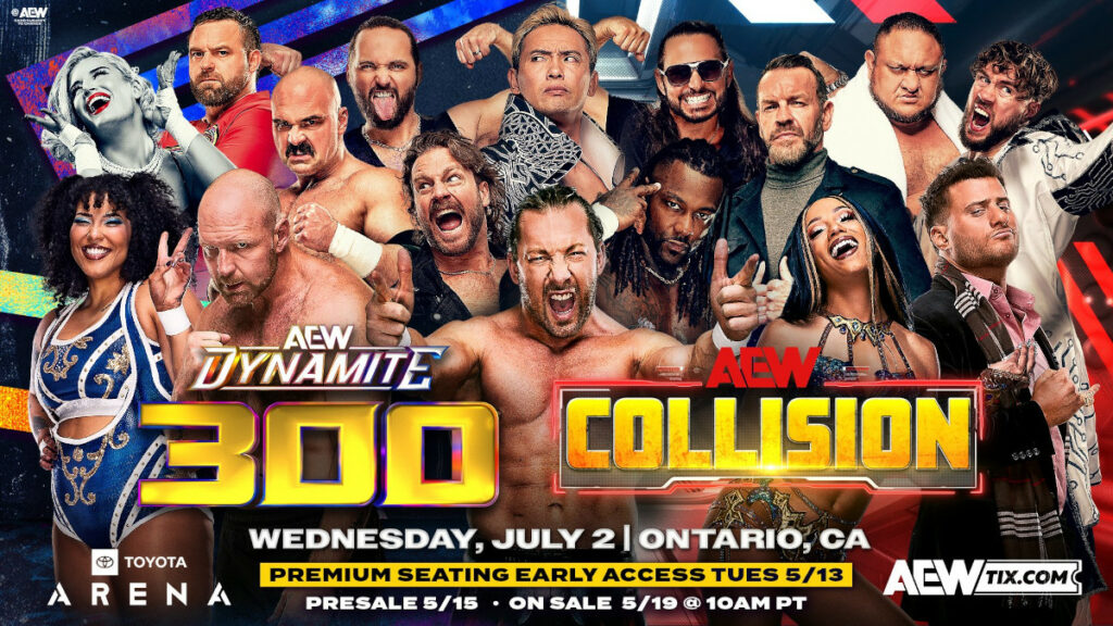 El estado de California albergará el episodio 300 de AEW Dynamite