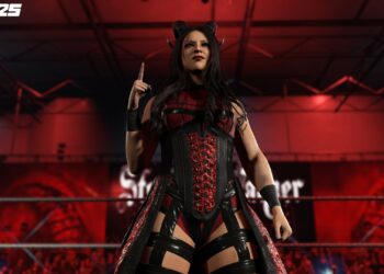 Vista completa al modelo de Stephanie Vaquer en WWE 2K25