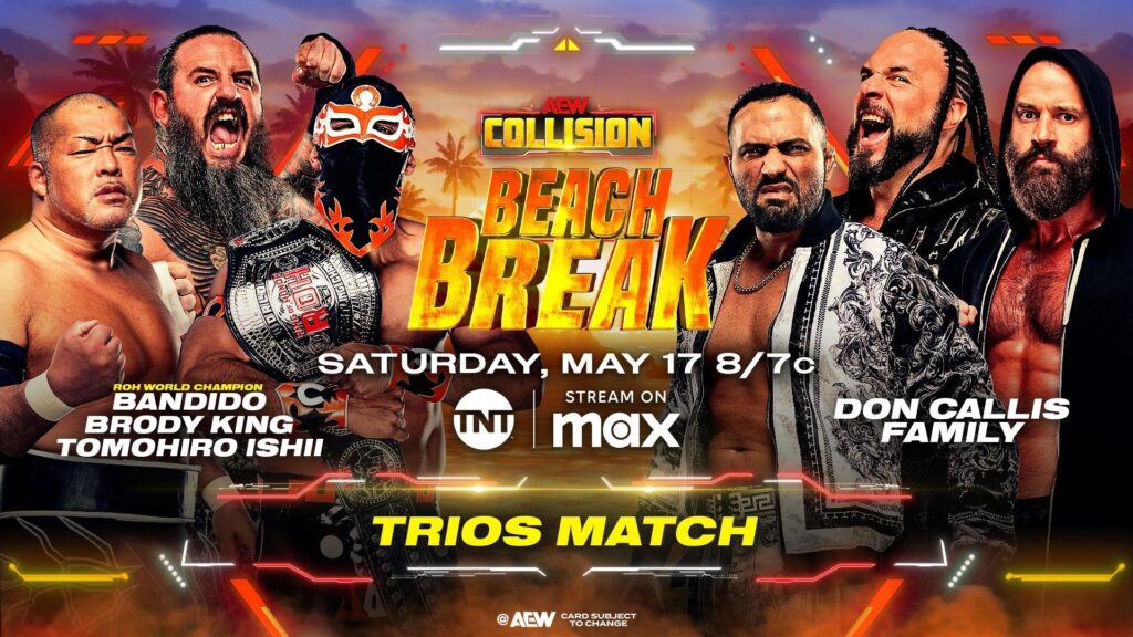 Previa AEW Collision Beach Break 17 de mayo de 2025 Previa AEW Collision Beach Break 17 de mayo de 2025