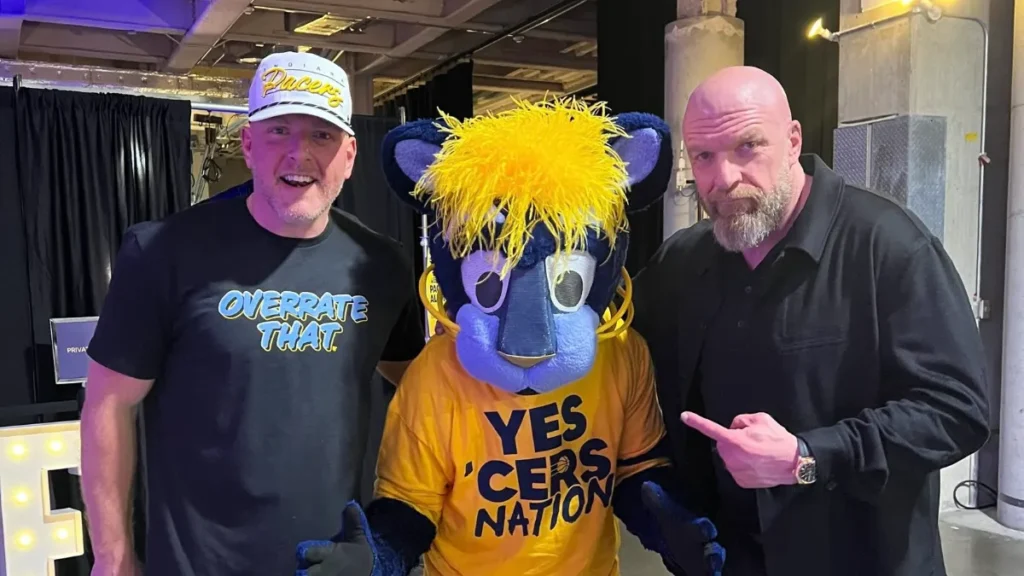 Triple H, Pat McAfee y Nick Khan, presentes en el Game 4 de los NBA Playoffs entre Indiana Pacers y New York Knicks