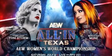 Cartelera AEW All In: Texas actualizada