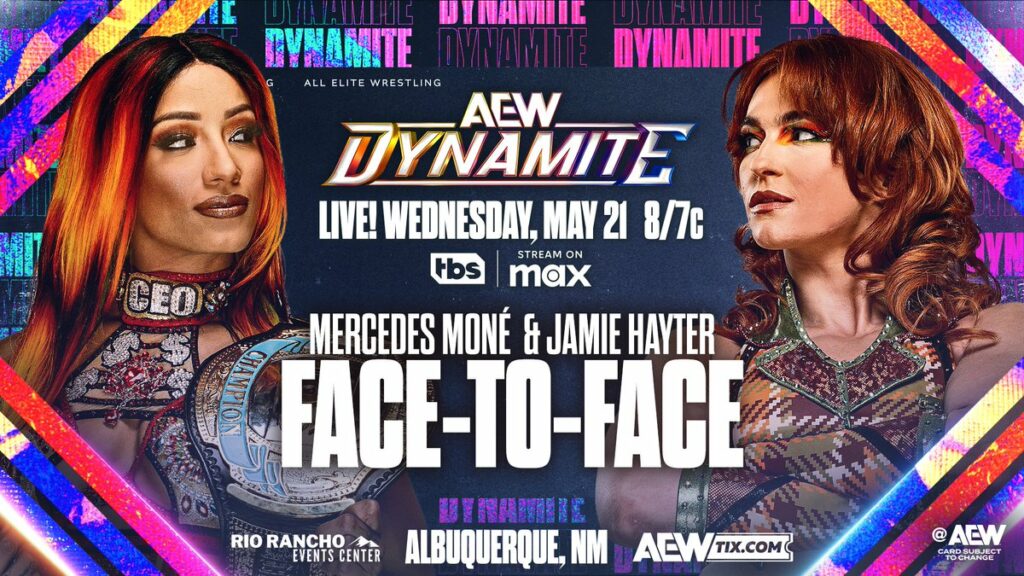 Previa AEW Dynamite 21 de mayo de 2025 Previa AEW Dynamite 21 de mayo de 2025