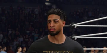 Primer vistazo a la entrada de Tyrese Haliburton en WWE 2K25