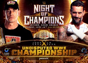 John Cena (c) vs. CM Punk por el Campeonato Indiscutido de WWE en Night of Champions.