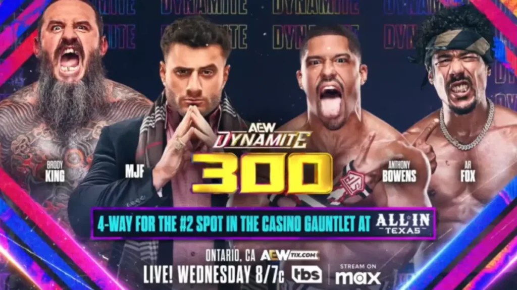 All Elite Wrestling amplía la cartelera del episodio de AEW Dynamite 300 - 2 de julio de 2025