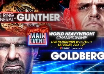 WWE confirma que el combate de Goldberg ante Gunther será el último de su carrera