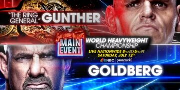 WWE confirma que el combate de Goldberg ante Gunther será el último de su carrera