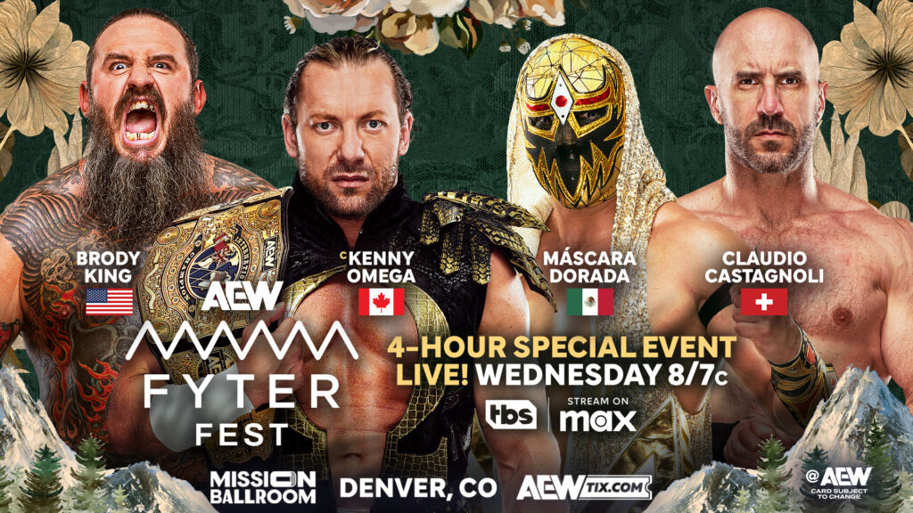 All Elite Wrestling amplía la cartelera del episodio de AEW Fyter Fest 2 de junio de 2025