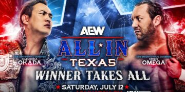 Kenny Omega y Kazuchika Okada se enfrentarán en AEW All In: Texas en un ‘Winner Takes All’