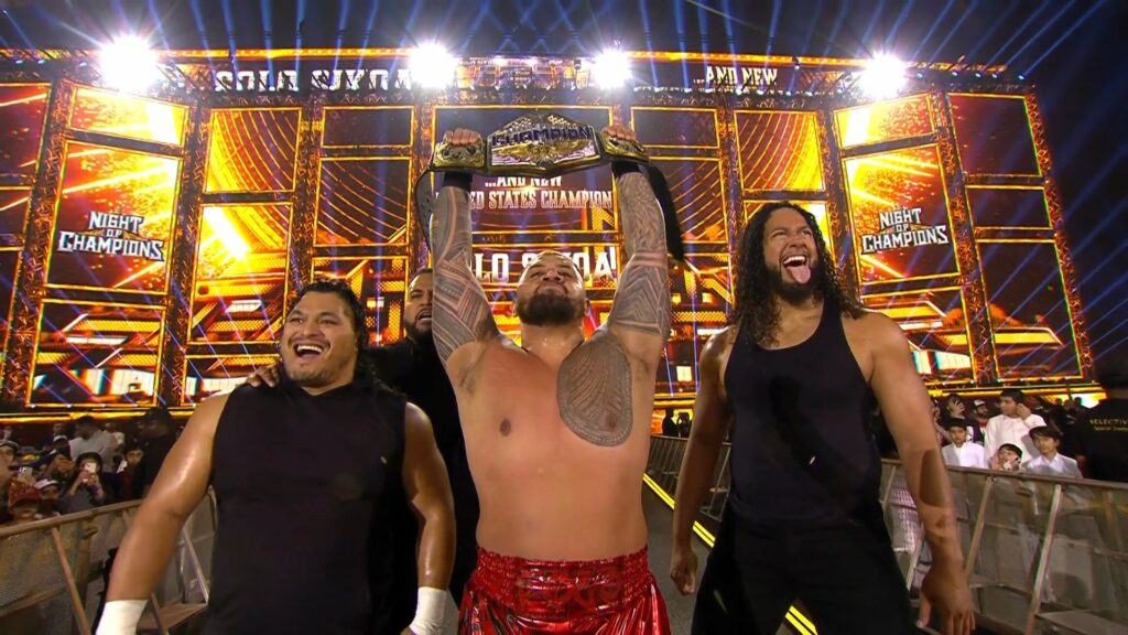 Hikuleo y Tonga Loa ayudan a Solo Sikoa a ganar el Campeonato de Estados Unidos en Night of Champions 2025
