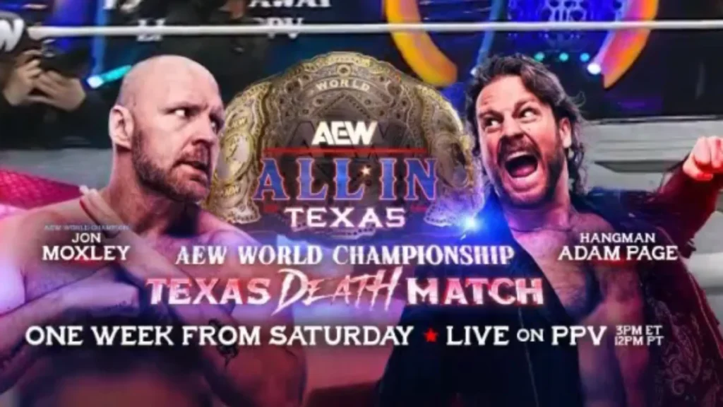 Estipulación añadida al Jon Moxley vs. ‘Hangman’ Adam Page de AEW All In: Texas