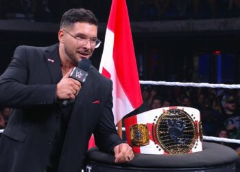 Ethan Page estrena el nuevo diseño del Campeonato Norteamericano de NXT
