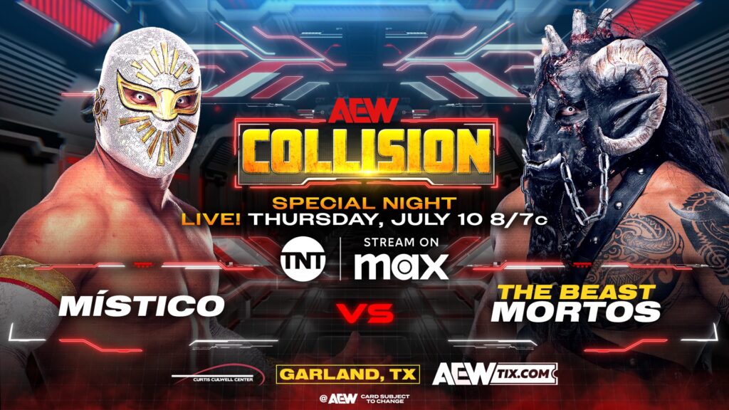 Previa AEW Collision 10 de julio de 2025 Previa AEW Collision 10 de julio de 2025
