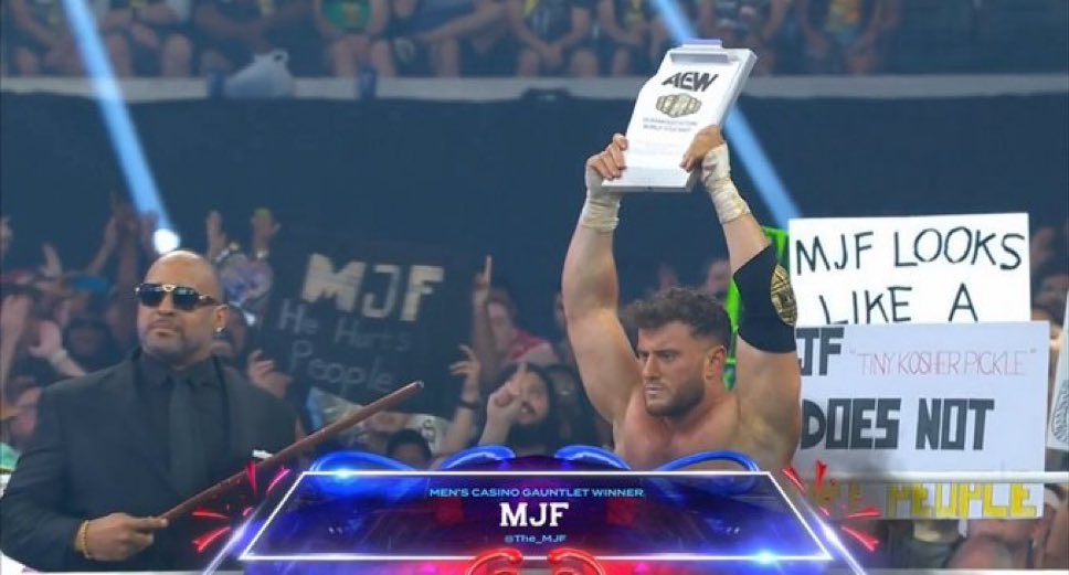 MJF gana el Casino Gaunlet Match en AEW All In: Texas