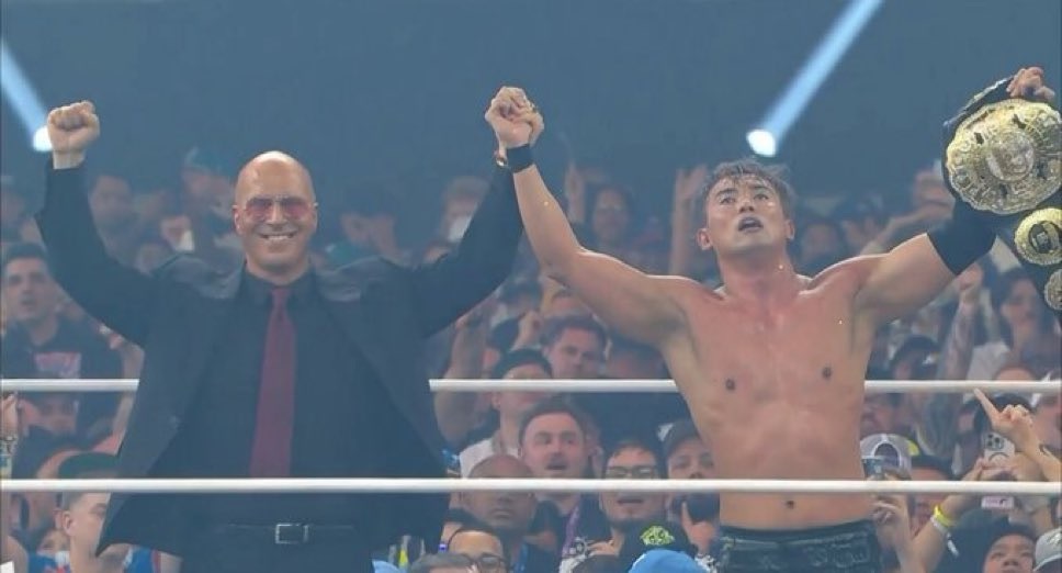 Kazuchika Okada se convierte en el Campeón Unificado de AEW en All In: Texas