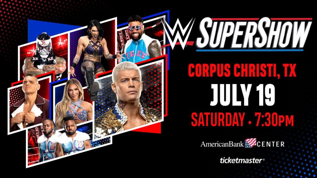 Resultados WWE Live Corpus Christi SuperShow 19 de julio de 2025