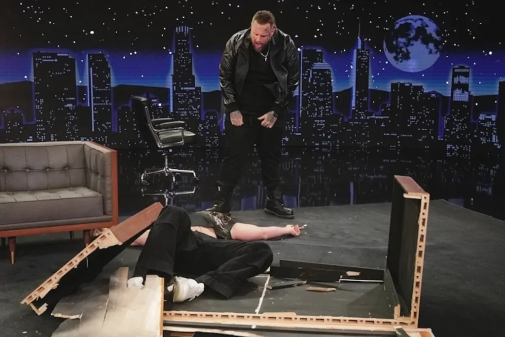 Jelly Roll ataca a Logan Paul en Jimmy Kimmel Live