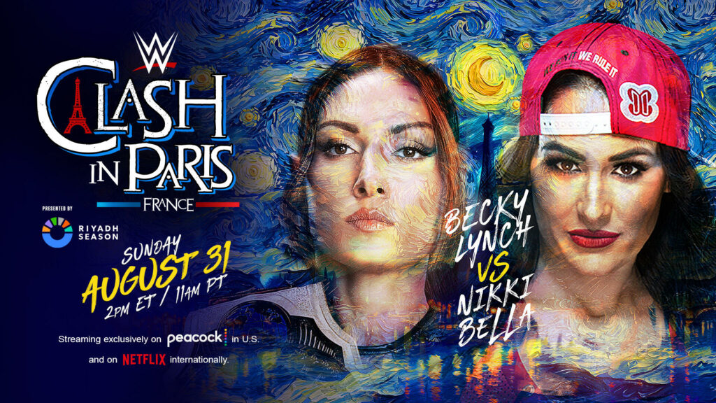 Becky Lynch defenderá el Campeonato Femenino Intercontinental ante Nikki Bella en Clash in Paris