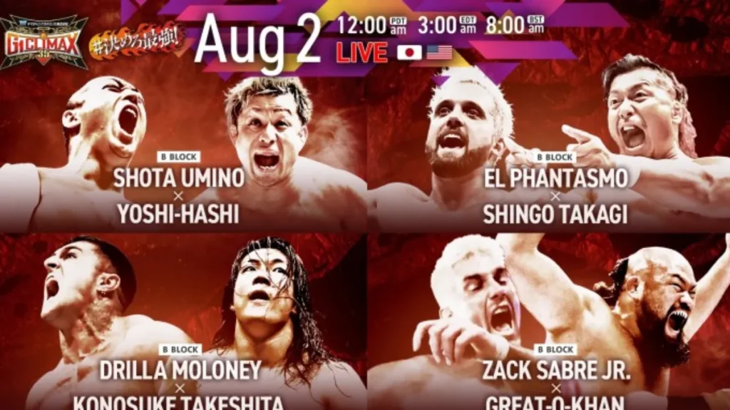 Resultados NJPW G1 Climax 35 (noche 10)