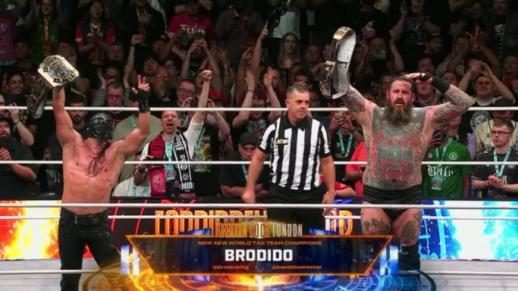 Brody King y Bandido ganan el Campeonato Mundial por Parejas de AEW en Forbidden Door 2025