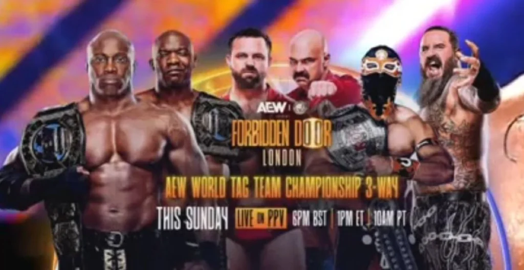 FTR y Brodido retarán a The Hurt Syndicate por el Campeonato Mundial por Parejas de AEW en Forbidden Door 2025