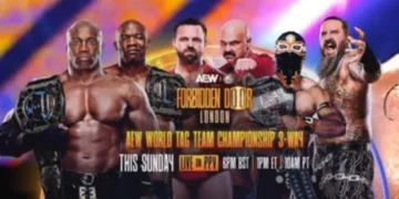 FTR y Brodido retarán a The Hurt Syndicate por el Campeonato Mundial por Parejas de AEW en Forbidden Door 2025 FTR y Brodido retarán a The Hurt Syndicate por el Campeonato Mundial por Parejas de AEW en Forbidden Door 2025