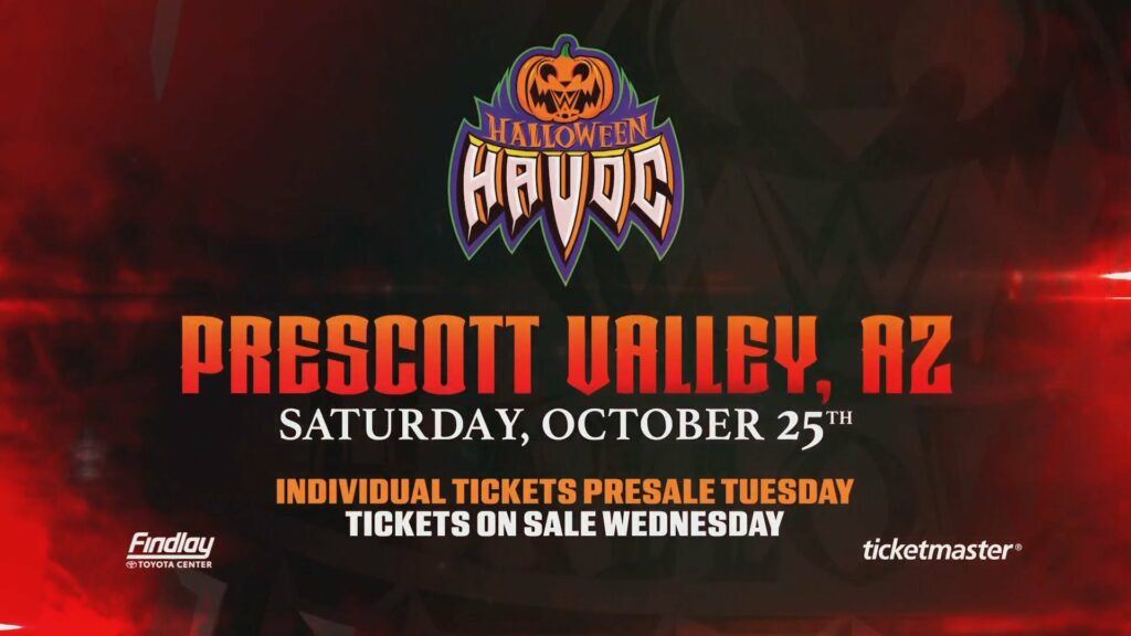 WWE anuncia los detalles de NXT Halloween Havoc 2025