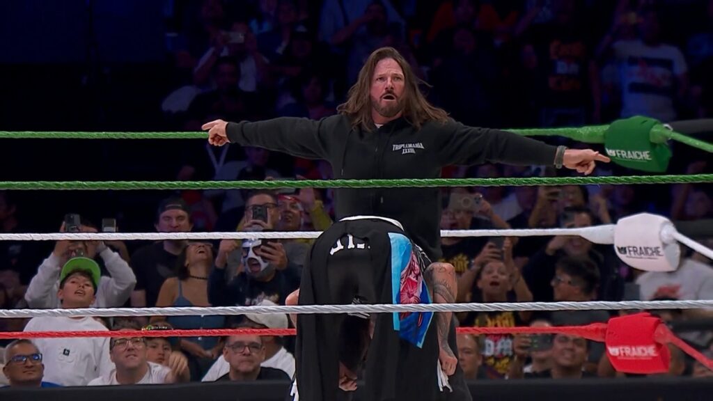 AJ Styles aparece en Triplemanía XXXIII para evitar que Dominik Mysterio gane el Megacampeonato de AAA AJ Styles aparece en Triplemanía XXXIII para evitar Dominik Mysterio gane el Megacampeonato de AAA