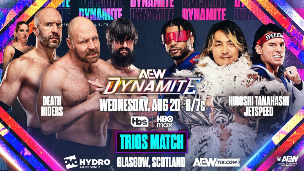 All Elite Wrestling amplía la cartelera del episodio de AEW Dynamite 20 de agosto de 2025