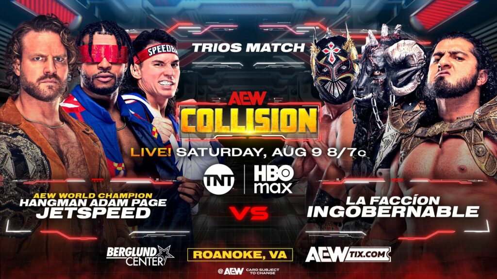 Previa AEW Collision 9 de agosto de 2025 Previa AEW Collision 9 de agosto de 2025