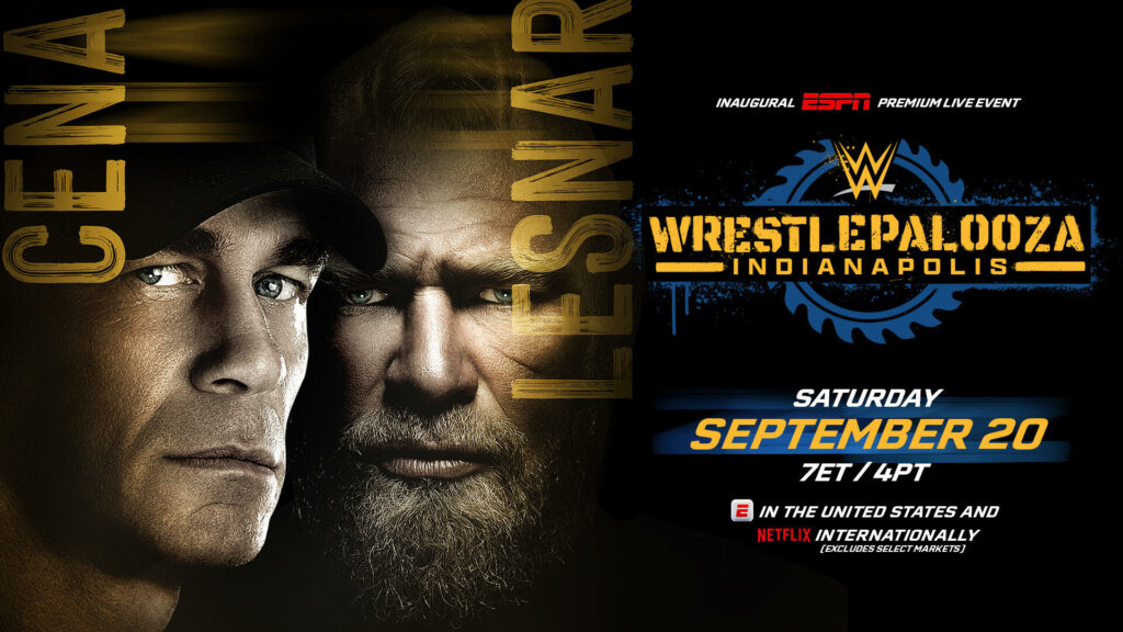 John Cena vs. Brock Lesnar abrirá WWE Wrestlepalooza