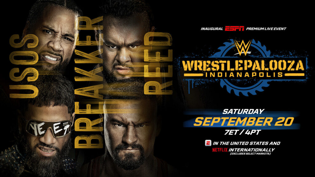Bron Breakker y Bronson Reed lucharán ante The Usos en WWE Wrestlepalooza