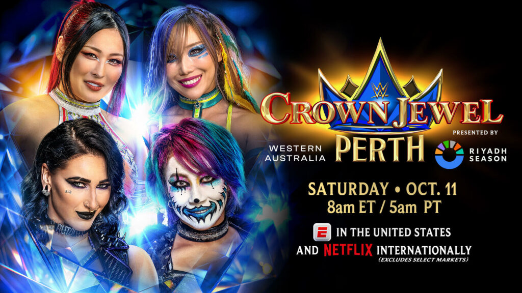 IYO SKY y Rhea Ripley se enfrentarán a las Kabuki Warriors en WWE Crown Jewel 2025
