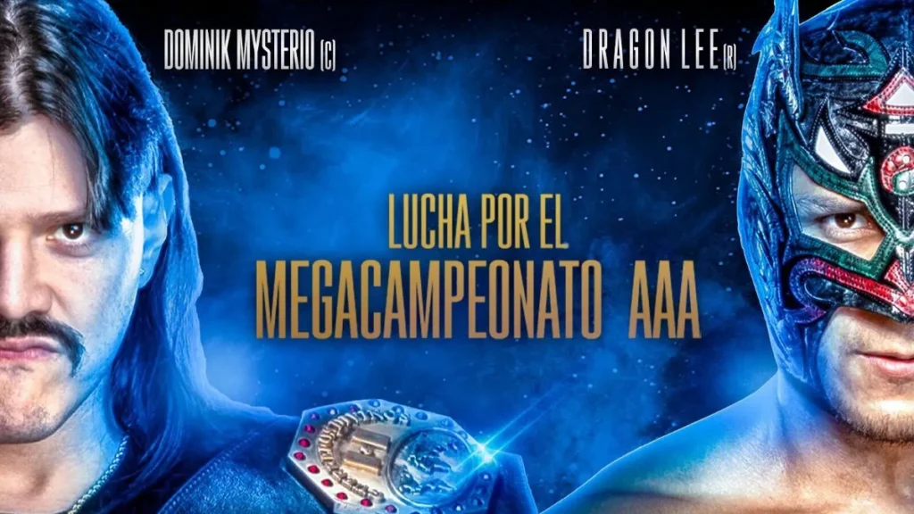 Dominik Mysterio defenderá el Megacampeonato de AAA ante Dragon Lee en Héroes Inmortales