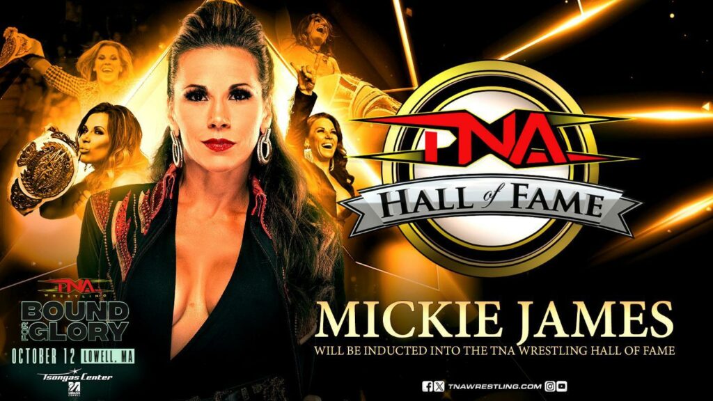 Mickie James será introducida en el TNA Hall of Fame en Bound For Glory 2025