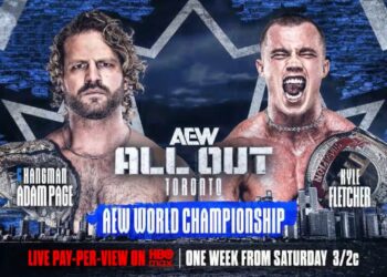 ‘Hangman’ Adam Page defenderá el Campeonato Mundial de AEW ante Kyle Fletcher en All Out 2025